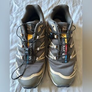 Salomon Black and Gray Athletic Shoes